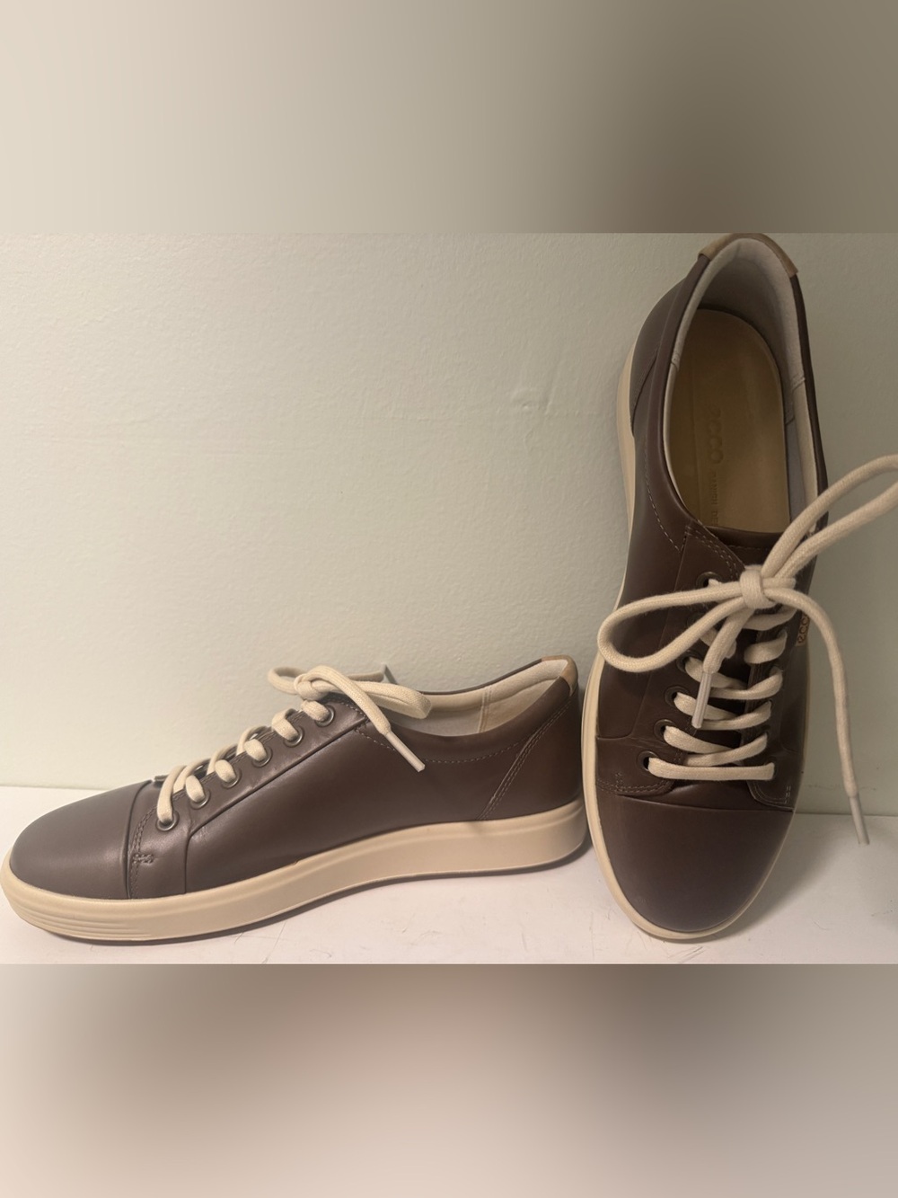 Ecco Women's Soft Sneakers Brown Size 8 - 8.5 Comfy Luxury